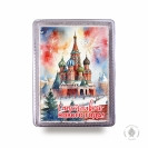 №1 Пряник 600г новогодний Храм Василия Блаженного (в подарочной пластиковой упаковке) в Долгопрудном